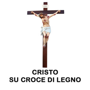 CRISTO SU CROCE DI LEGNO