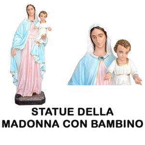 STATUE DELLA MADONNA CON BAMBINO