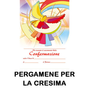 PERGAMENE PER LA CRESIMA